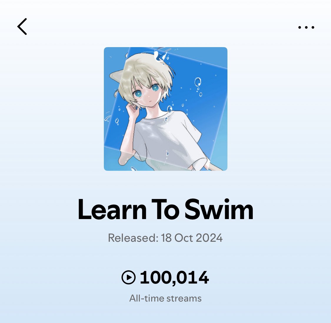Learn To Swim w/ <a href="/dodado23/">Doda</a> and <a href="/hoshimiya_toto/">星宮とと</a> has reached 100k streams, thank you so much for all the love and support on this track!
