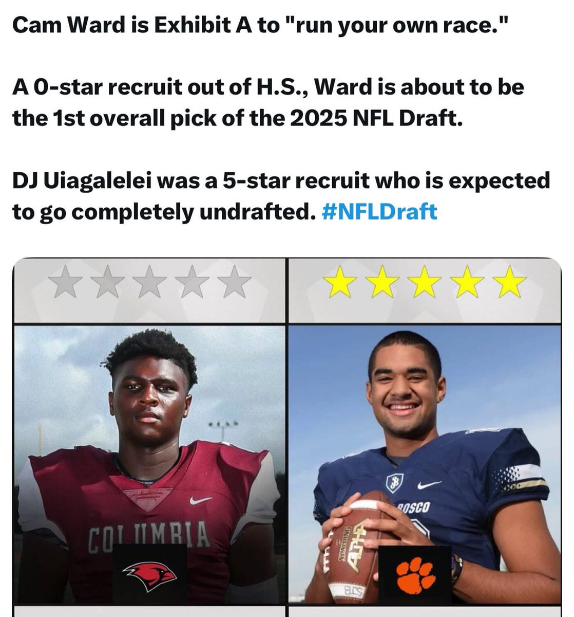 Let this be a lesson to you.

STARS DON’T MATTER!!!

Doesn’t matter how you get there, just get there.
