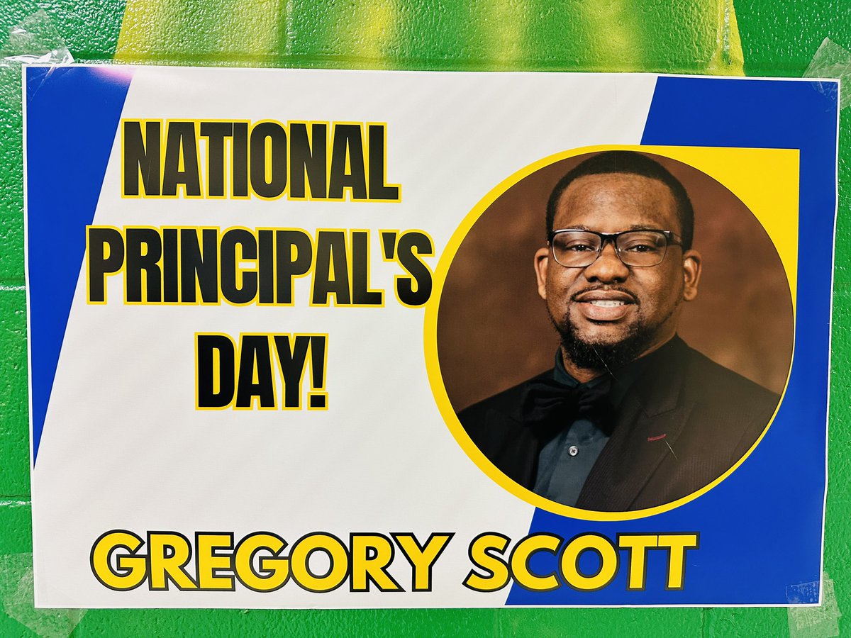 GESTigersSC's tweet image. Today Geiger celebrated National Principals Day with a salute to Mr. Scott