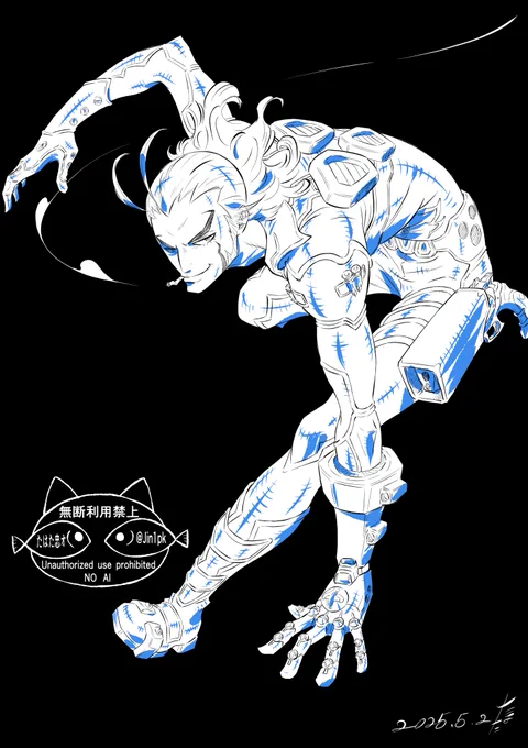 漫画のネーム作業をしていて、新しい絵を投稿していなかったので、存在を忘れられないように新しいイラスト描きました。#イラスト #絵 #アート #キャラクター #キャラクターデザイン 