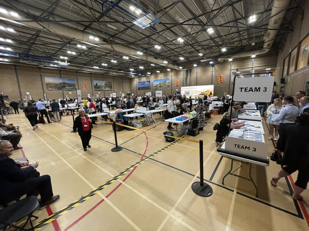Kate Hemingway (@khemingwaynews) on Twitter photo We’re live at the Northumberland County Council election count for <a href="/GMB/">Good Morning Britain</a> - where all eyes are on the Reform party We’re live at the Northumberland County Council election count for <a href="/GMB/">Good Morning Britain</a> - where all eyes are on the Reform party