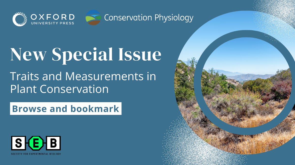 Oxford Journals (@oxfordjournals) on Twitter photo Are you interested in plant physiology?
Dive into the latest special issue from <a href="/conphysjournal/">ConservationPhysiology</a> to explore how physiological measurements advance plant conservation and restoration.
oxford.ly/4jCEuhs Are you interested in plant physiology?
Dive into the latest special issue from <a href="/conphysjournal/">ConservationPhysiology</a> to explore how physiological measurements advance plant conservation and restoration.
oxford.ly/4jCEuhs