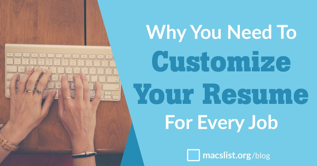 Macs_List's tweet photo. Customizing your resume for each job is key! It helps you highlight relevant skills, pass ATS filters, and show you're serious about the opportunity. Invest the time – it will pay off. 📝 #ResumeAdvice https://t.co/lpbTnor1Ju https://t.co/c9m7y2LGEQ