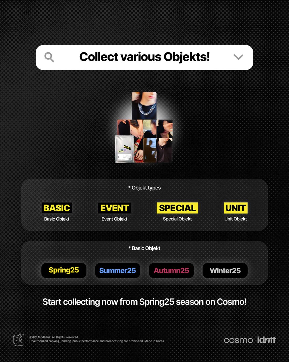 idntt_cosmo's tweet photo. Everything about idntt Objekt

idntt is now available on Cosmo!!
https://t.co/vl2D256YeQ https://t.co/hfC6NFjuca