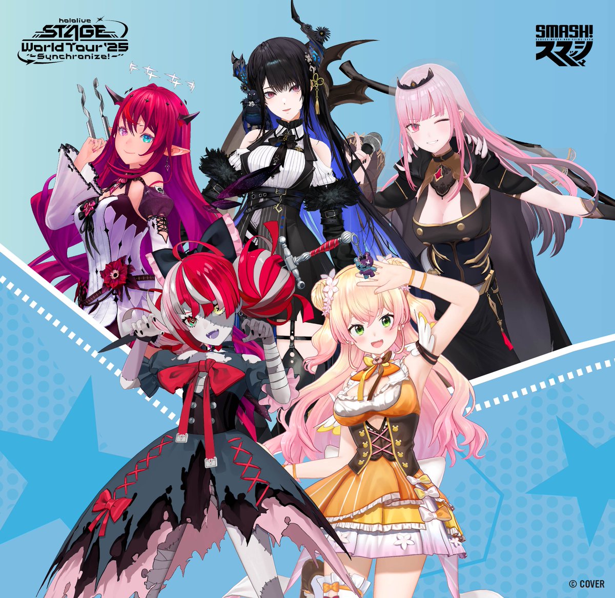 ANNOUNCING ✨ hololive STAGE World Tour '25 ~Synchronize!~ is coming to Darling Harbour Theatre, ICC Sydney on 12 July 2025!

🎟️ General tickets on sale Monday 5 May at 10am