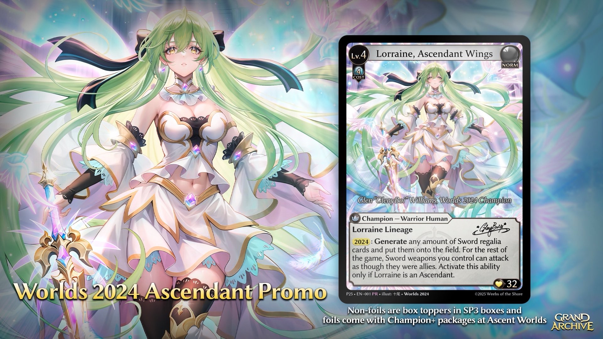 Lorraine, Ascendant Wings プロモFOIL Lorraine, Ascendant Wings (Promotional 2025) - Index - Grand