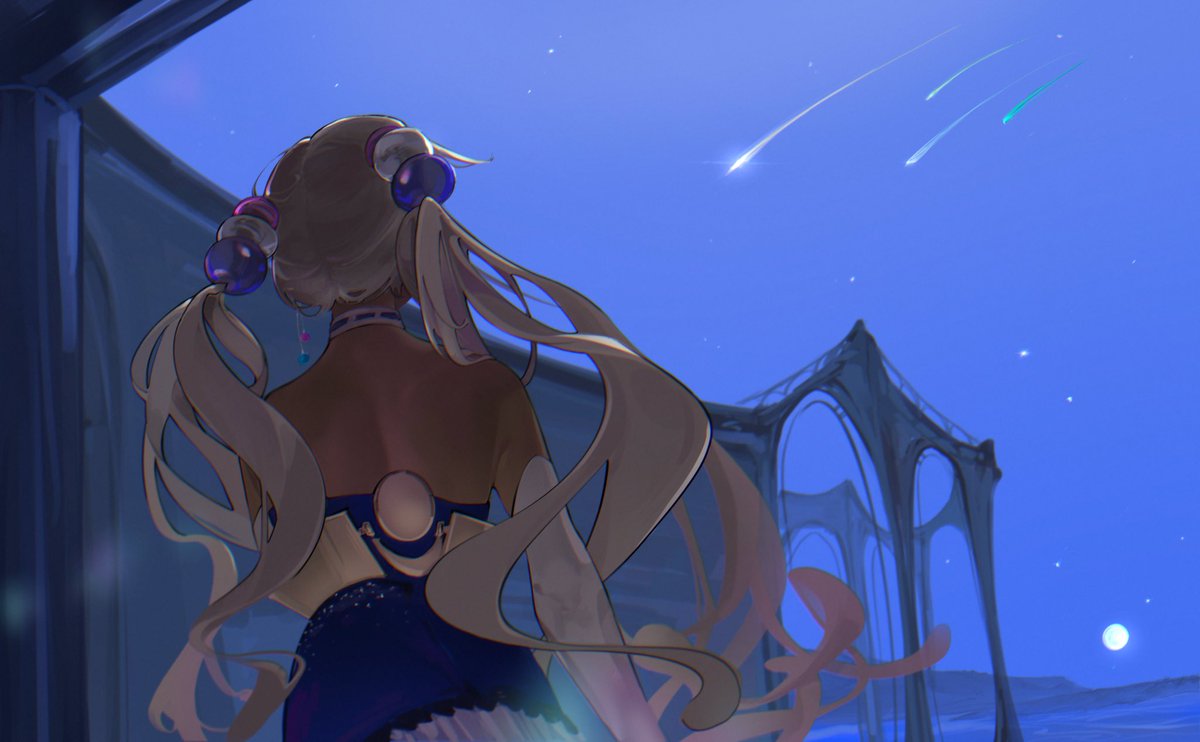 Galactic rendezvous 🌌

#galaxillust #ameliaRT #FineFaunart #drawMEI #gawrt