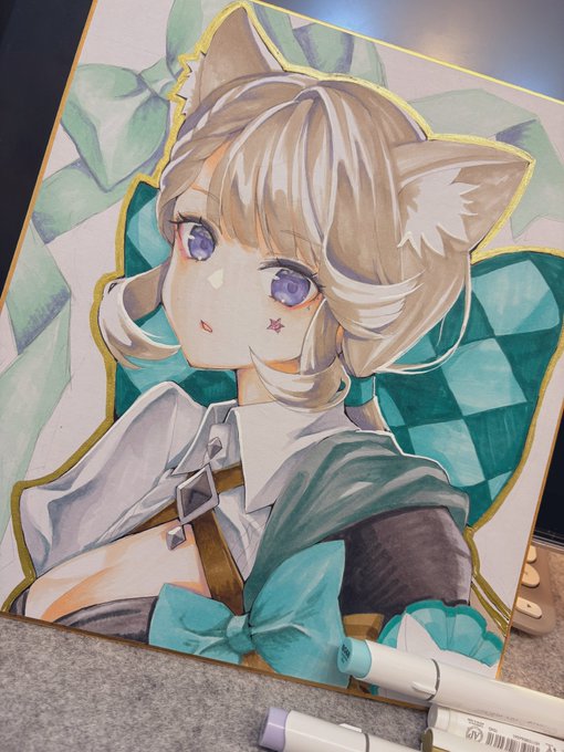 スパコミに持ってく色紙出来たよー✨ 