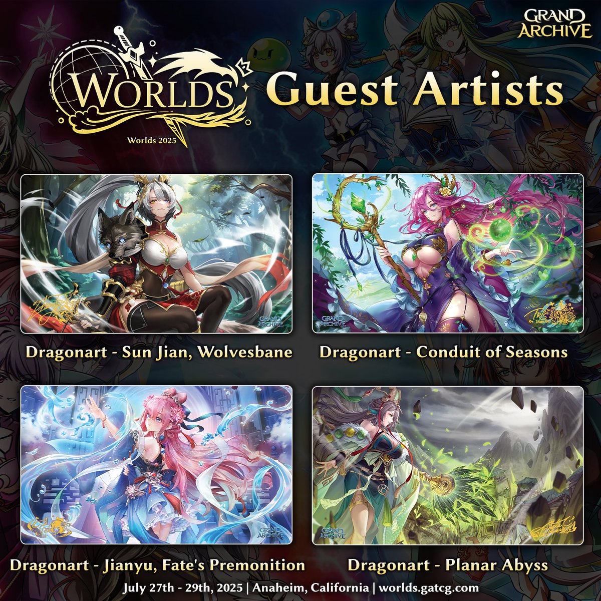 Join us in welcoming our all-star lineup of 8 guest artists at