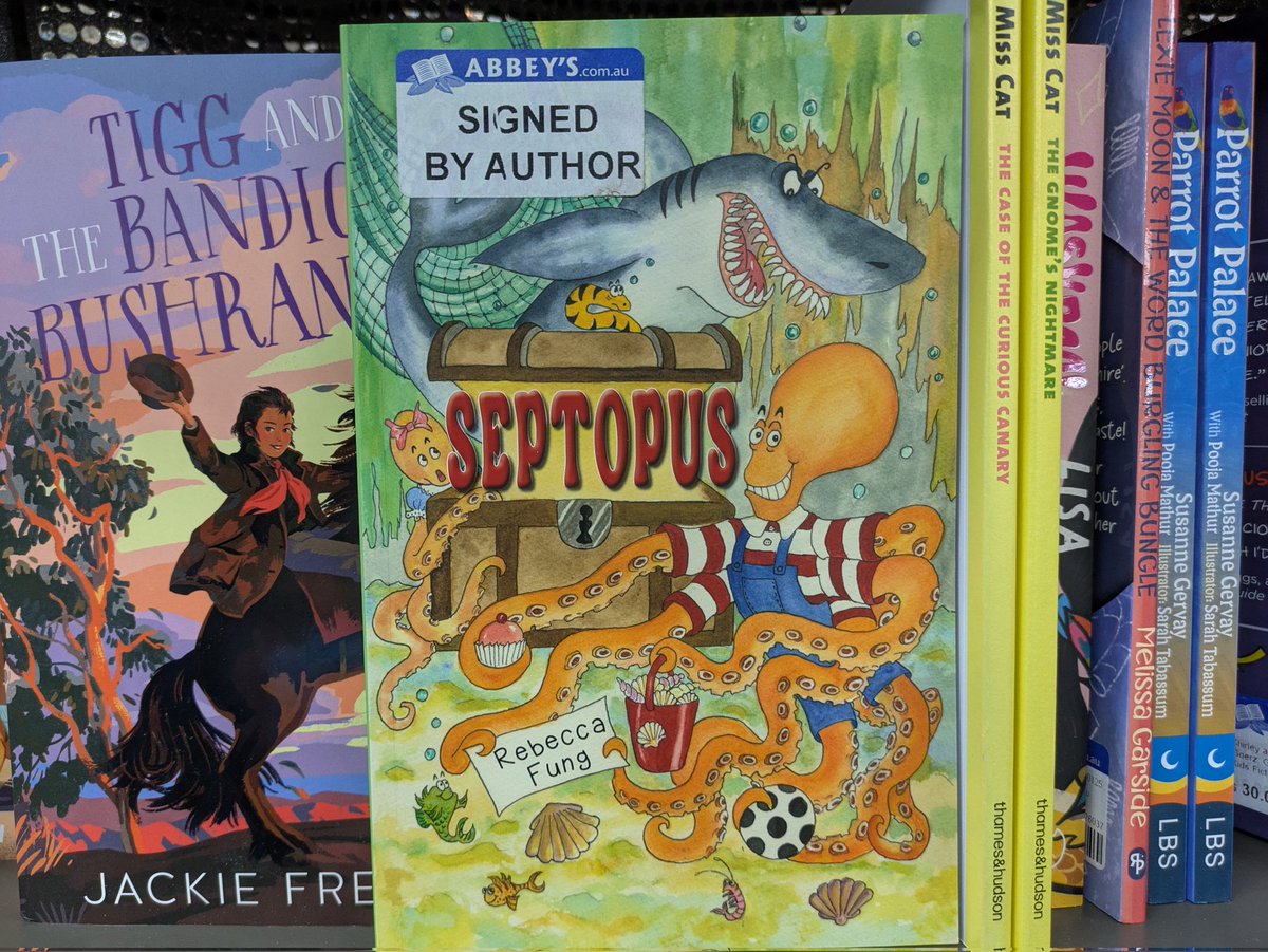 Rebecca Fung (@rebeccfung) on Twitter photo In MAY ... You MAY find a signed copy of #Septopus in <a href="/abbeysbookshop/">Abbey's Bookshop</a> !
It would be fabulous if you would purchase it too! In MAY ... You MAY find a signed copy of #Septopus in <a href="/abbeysbookshop/">Abbey's Bookshop</a> !
It would be fabulous if you would purchase it too!