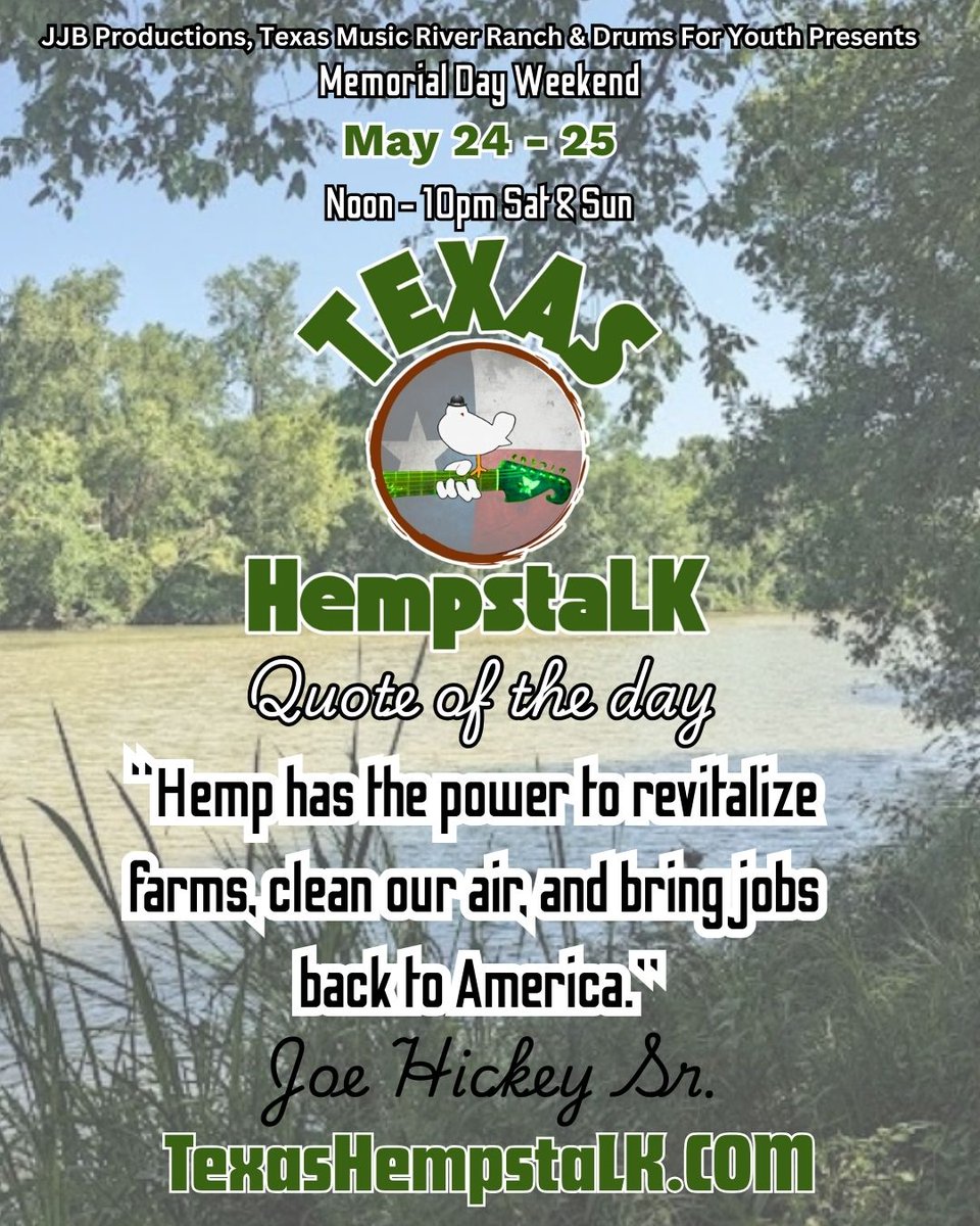 🌱Hemp Rising🌱
Here is some wisdom to start off your day.
#TexasHempstaLK is only 4 days away!
TexasHempstalk.com