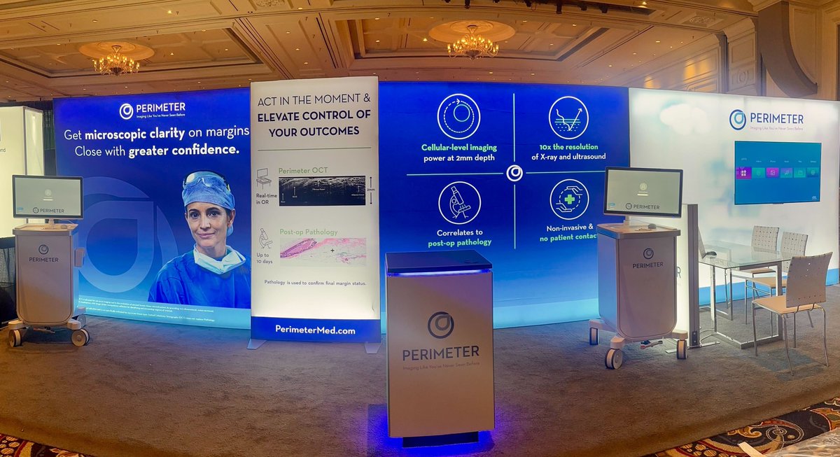 It’s opening night at #ASBrS25! Stop by Booth 422 tomorrow to see how Perimeter’s S-Series OCT provides microscopic margin visualization and cellular-level imaging power at 2mm depth. And meet with our Med Affairs team to get an investigational #AI demo! bit.ly/42EAQ0x
