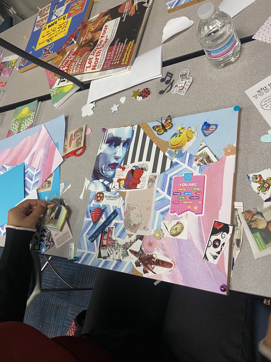 Flor Sanchez-Reza (@seisdpliaison) on Twitter photo Our MEP|MKV students working on their vision board during their last book study (The other side) by <a href="/MarthaNino10/">Martha Nino</a>. Thank you <a href="/ESCRegion19/">ESC-Region 19</a> for an amazing experience for our students. Don’t wish for it, create it! Don’t just fly, soar 💛💙🦅
#SanEliManoAMano Our MEP|MKV students working on their vision board during their last book study (The other side) by <a href="/MarthaNino10/">Martha Nino</a>. Thank you <a href="/ESCRegion19/">ESC-Region 19</a> for an amazing experience for our students. Don’t wish for it, create it! Don’t just fly, soar 💛💙🦅
#SanEliManoAMano