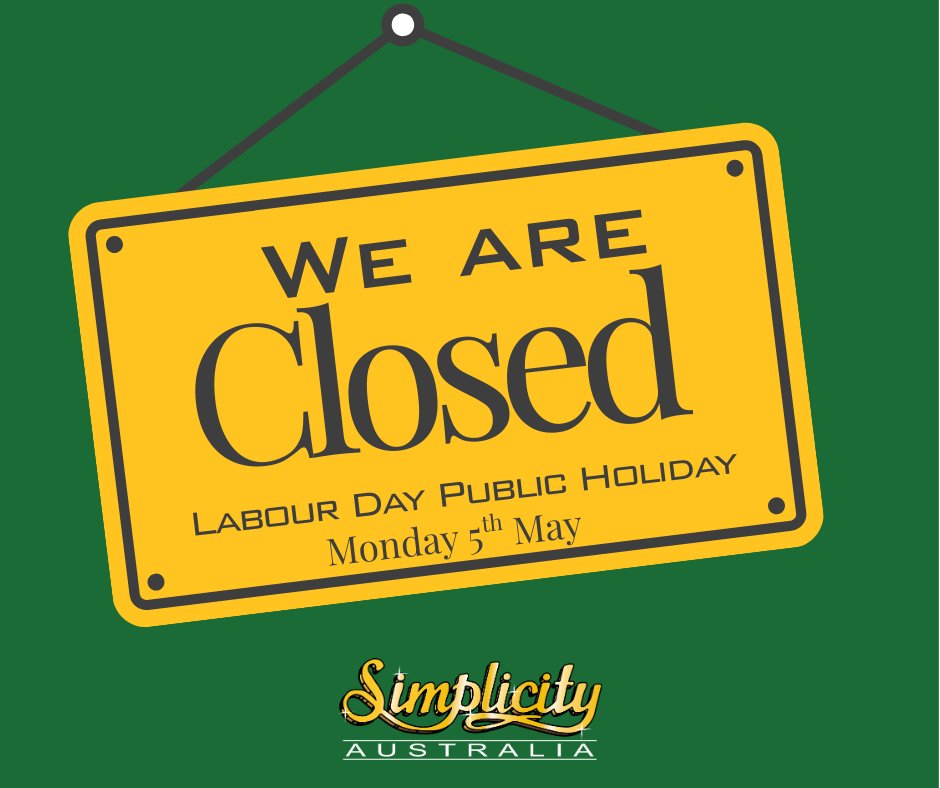 📌 Heads-up! We’ll be closed on Monday, 5 May for Labour Day (QLD) and back on Tuesday, 6 May. Wishing everyone a safe and relaxing long weekend! 🌿😊