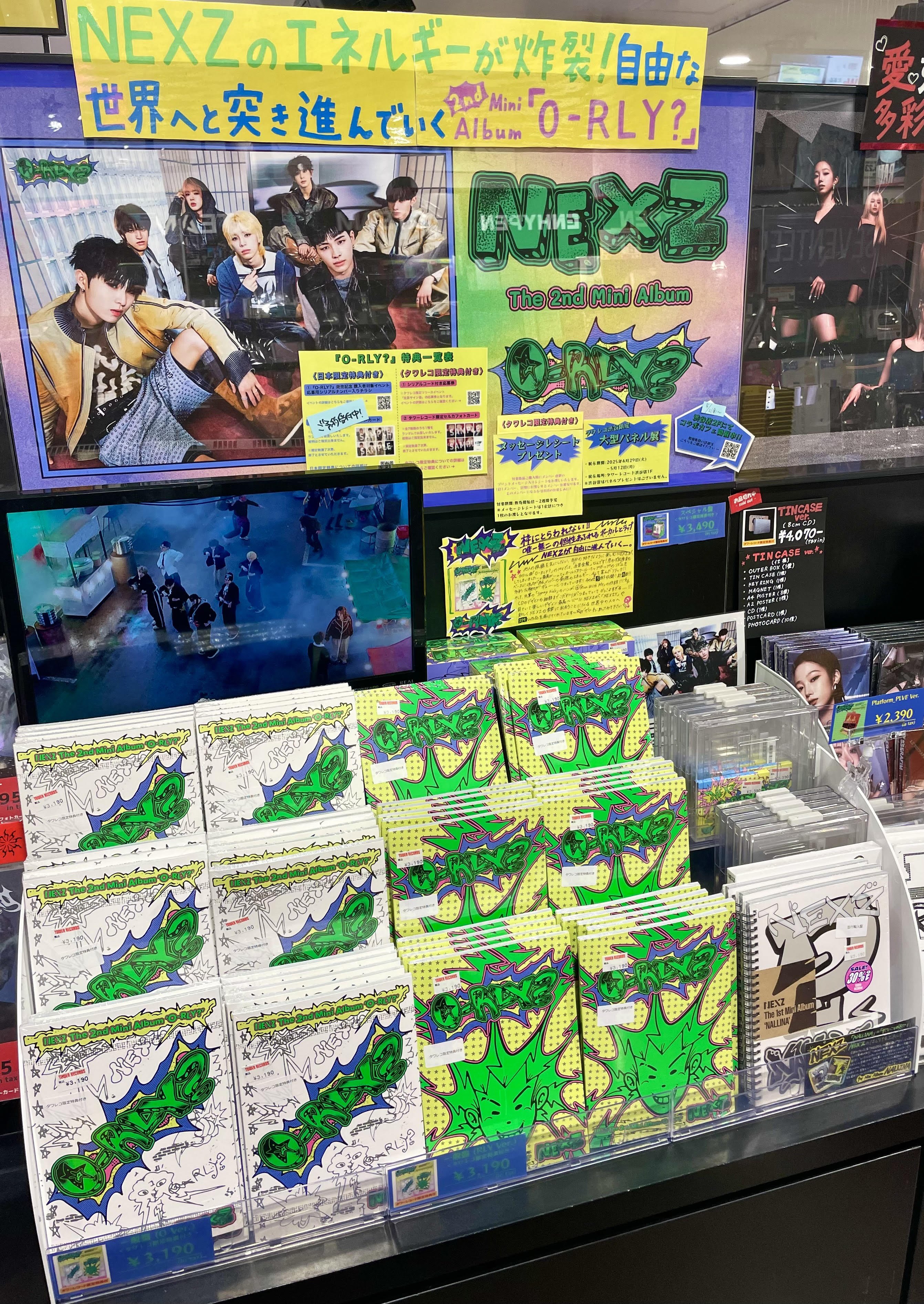 NEXZ】The 2nd Mini Album『O-RLY?』発売記念！タワーレコード