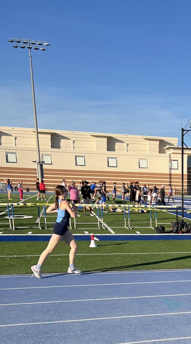 When your kid tells you she ran her entire mile race with her shoe untied and dad took the pic to prove it. 😂 Bless her soul. I love her so!