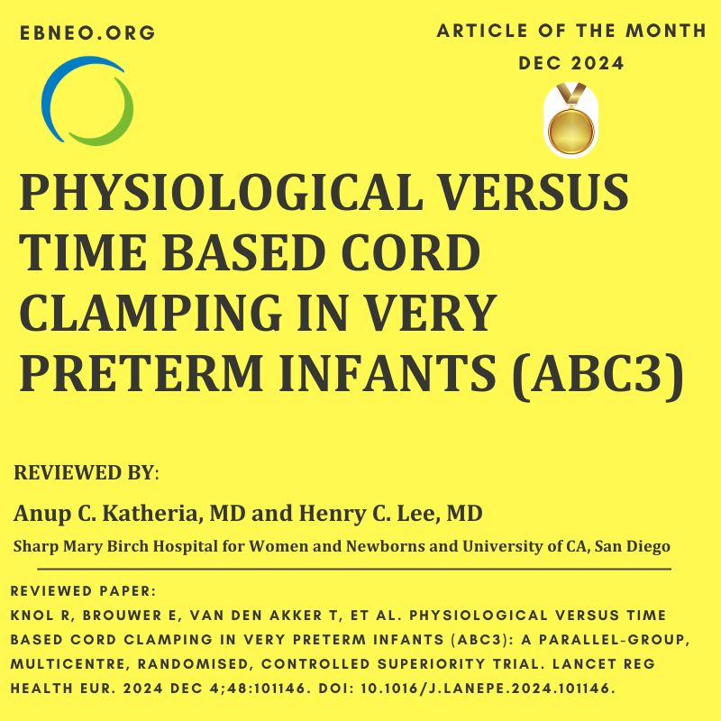 Evidence-Based Neo (@ebneo) on Twitter photo <a href="/NeoAnup/">Anup Katheria</a> & Henry Lee review Knol et al's ABC3 trial
Read:buff.ly/khdASIG
@actapaediatrics:buff.ly/T7iICzr
99nicu:buff.ly/gf5VGws
#neotwitter #EBNEOreviews #ebneoAOM
<a href="/LancetRH_Europe/">The Lancet Reg Health-Europe</a> <a href="/NeoAnup/">Anup Katheria</a> & Henry Lee review Knol et al's ABC3 trial
Read:buff.ly/khdASIG
@actapaediatrics:buff.ly/T7iICzr
99nicu:buff.ly/gf5VGws
#neotwitter #EBNEOreviews #ebneoAOM
<a href="/LancetRH_Europe/">The Lancet Reg Health-Europe</a>