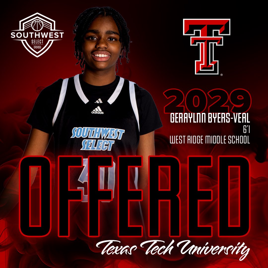 atx_gmoney (@atx_gmoney) on Twitter photo OFFERED I|| After a great conversation with <a href="/KetaraChapel/">Ketara Chapel</a> I am glad to say I have received another D1 offer from texas tech❤️🖤 #offered #2029
<a href="/SW_Select3SSB/">SWSelect3SSB</a> <a href="/coach_clark512/">JC</a> OFFERED I|| After a great conversation with <a href="/KetaraChapel/">Ketara Chapel</a> I am glad to say I have received another D1 offer from texas tech❤️🖤 #offered #2029
<a href="/SW_Select3SSB/">SWSelect3SSB</a> <a href="/coach_clark512/">JC</a>