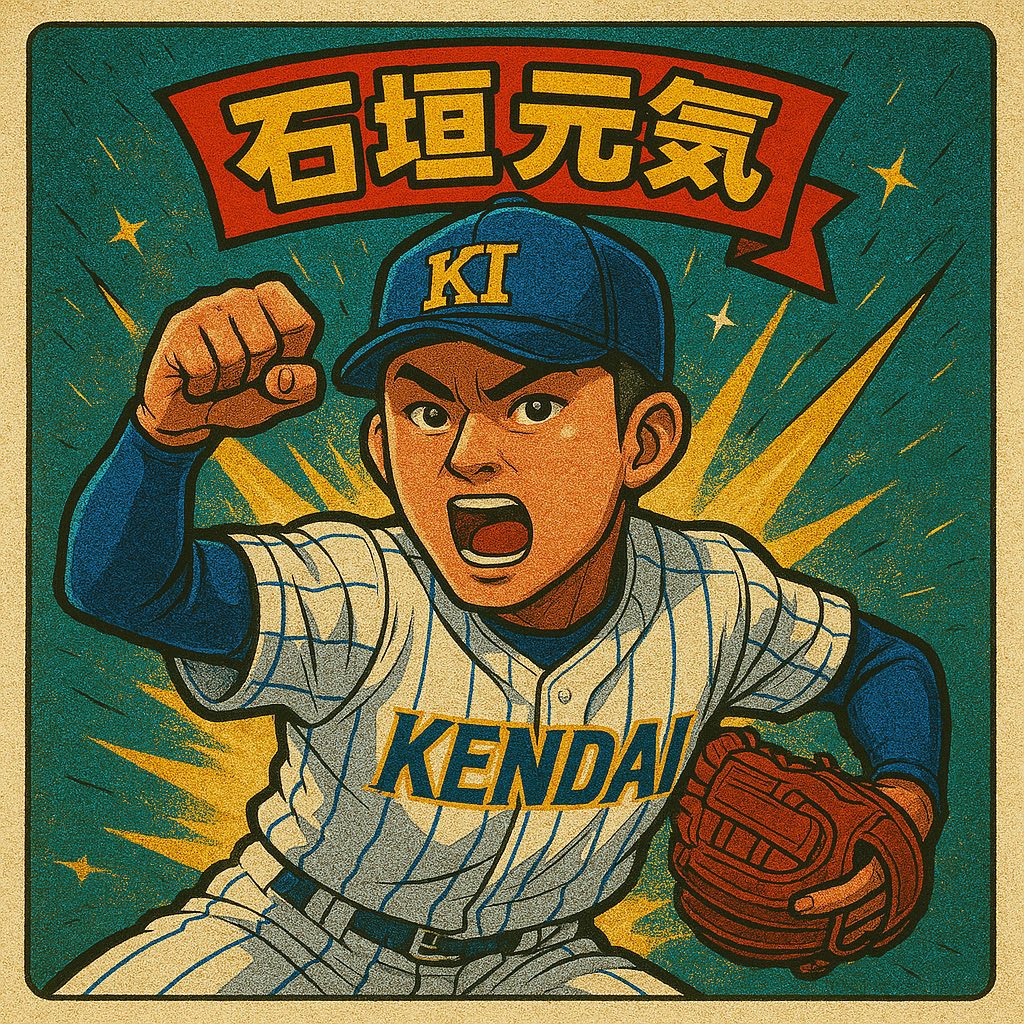 inukaichisaburo's tweet image. #健大高崎
#ビックリマンシール風