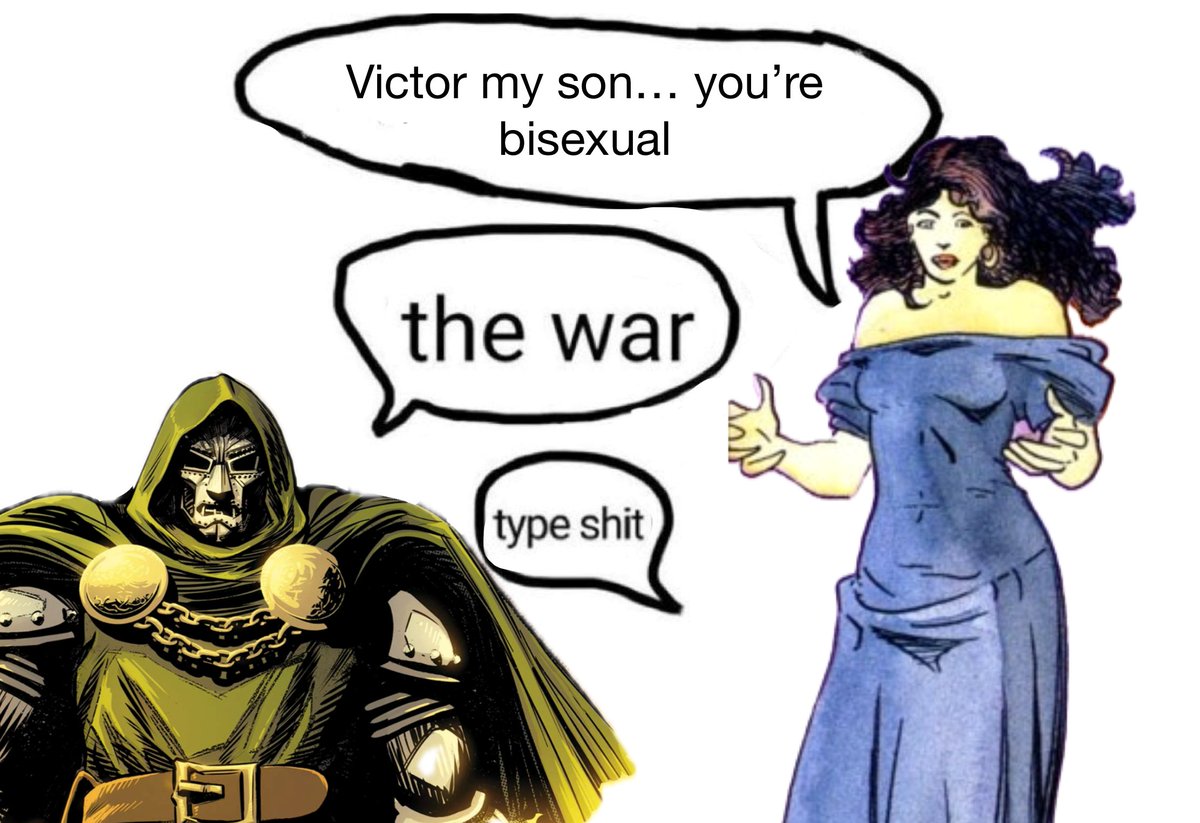 doom's mother trying to open the closet from the great beyond but he's too #LOCKEDIN