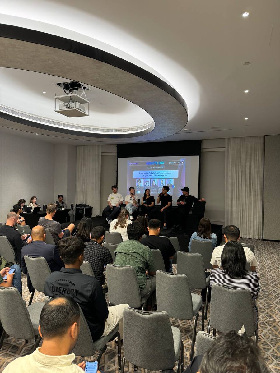 Metis🌿 (@metisl2) on Twitter photo Thanks to everyone who joined Agents Day in Dubai!
Our CEO spoke on the panel “Data as Fuel: Building Smarter deAI Agents with Better Inputs” — discussing how data quality and blockchain infrastructure are shaping the next generation of intelligent agents.
<a href="/epicweb3/">Epic Web3 🧞♂️ | 🔜 Token2049</a> Here are Thanks to everyone who joined Agents Day in Dubai!
Our CEO spoke on the panel “Data as Fuel: Building Smarter deAI Agents with Better Inputs” — discussing how data quality and blockchain infrastructure are shaping the next generation of intelligent agents.
<a href="/epicweb3/">Epic Web3 🧞♂️ | 🔜 Token2049</a> Here are