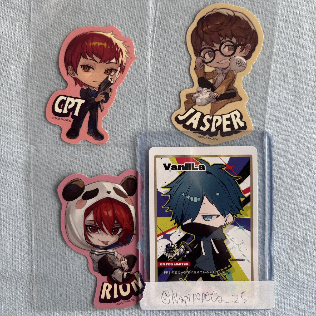 【交換】Crazy Raccoon CRグミ ステッカー

譲⇨🦷🐼🌟

求⇨🐕🍊
買取⇨100/個数➕送料

🐕🍊は1枚しか求めていないので集まり次第買取のみになります。
⚠︎初回ﾘﾄﾘﾝ必読

郵送交換のみ
検索からでも気軽にお声掛け下さい