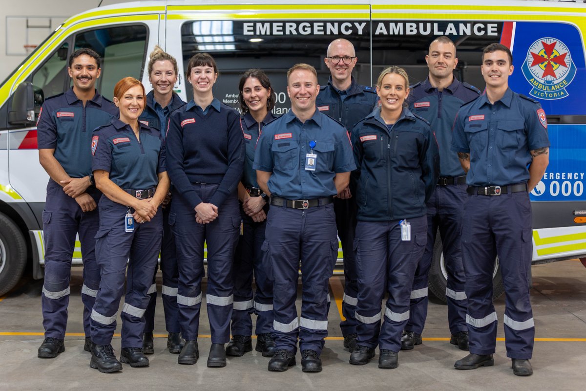 Join us in welcoming our 20 new recruits who will shortly hit the road and join experienced paramedic crews in late May. 👏 👏 

Of the latest intake, 14 will be going to branches in Regional Victoria and six in Metropolitan Melbourne.

Read more here: bit.ly/3RK5385