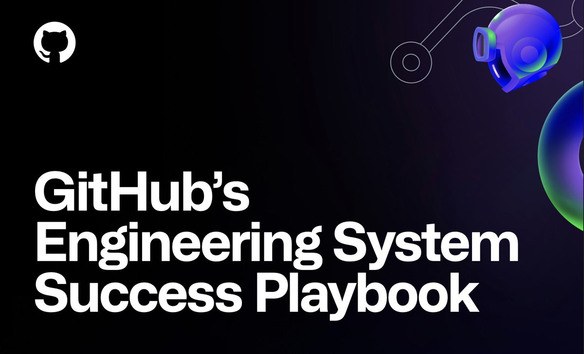 📖 I just read GitHub's latest Engineering System Success Playbook, it's packed with actionable insights every tech leader should consider. Here are the Key lessons:

🔥 Engineering excellence requires balancing quality, velocity, and developer happiness - not just focusing on