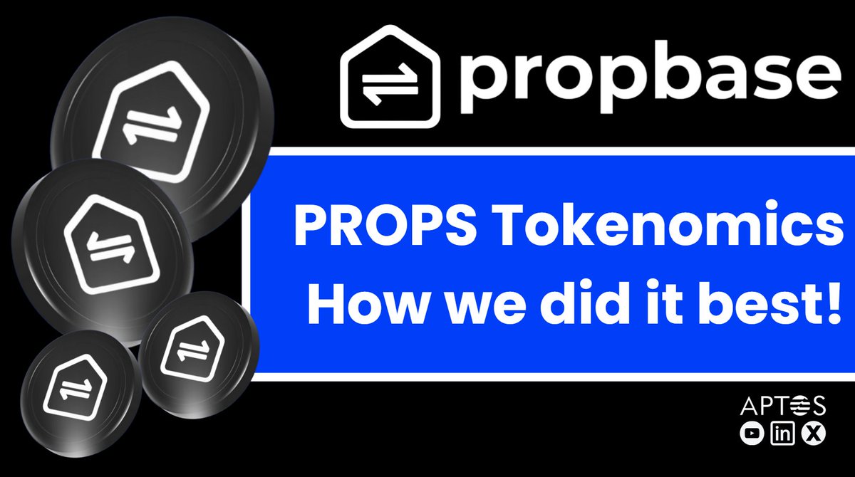 Propbase (@propbaseapp) on Twitter photo Propbase: PROPS Tokenomics
Propbase 2.0 introduces enhanced transparency through a revamped website, detailing tokenomics and PROPS utility.
Key points:
Fixed cap of 1.2 Billion PROPS
Circulating Supply 33%+
Staked supply 28%+ 
Verified circulating supply <a href="/CoinMarketCap/">CoinMarketCap</a> Propbase: PROPS Tokenomics
Propbase 2.0 introduces enhanced transparency through a revamped website, detailing tokenomics and PROPS utility.
Key points:
Fixed cap of 1.2 Billion PROPS
Circulating Supply 33%+
Staked supply 28%+ 
Verified circulating supply <a href="/CoinMarketCap/">CoinMarketCap</a>