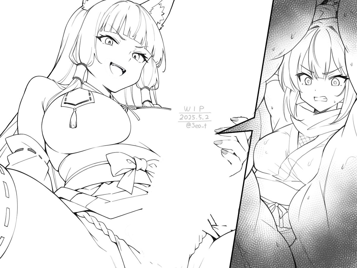 癖も強いものを描くぞ🤘😁🤘 