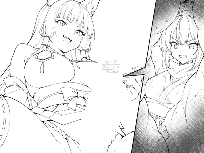 癖も強いものを描くぞ🤘😁🤘 