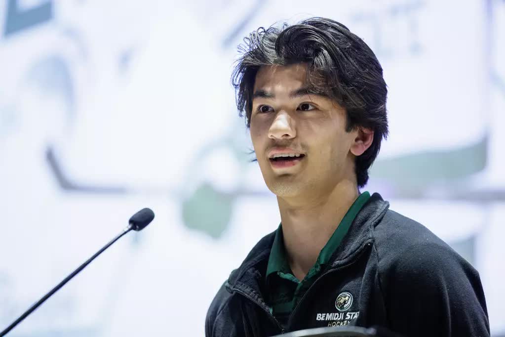 Beaver Radio Network (@beaverradionet) on Twitter photo Beaver Fever Friday - Isa Parehk - <a href="/BSUBeaversMHKY/">Bemidji State Men’s Hockey</a>
Male Newcomer Of The Year - beaverradionetwork.com/?p=15882 Beaver Fever Friday - Isa Parehk - <a href="/BSUBeaversMHKY/">Bemidji State Men’s Hockey</a>
Male Newcomer Of The Year - beaverradionetwork.com/?p=15882