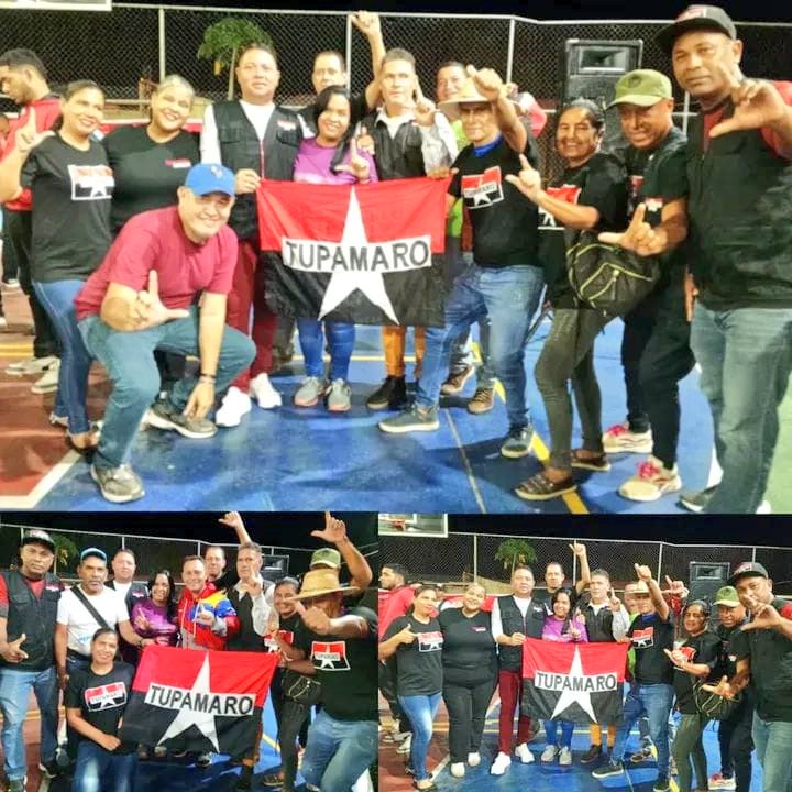 AnzoateguiMrt3's tweet photo. #EnFoto 📸|| Desde el estado Anzoategui municipio Guanipa nuestra tropa rebelde junto a los candidatos y candidatas de la patria.

Somos alegría Revolucionaria 🚩🏴

#VotaTupamaro 
#VotaRebelde https://t.co/aBauGzldLt