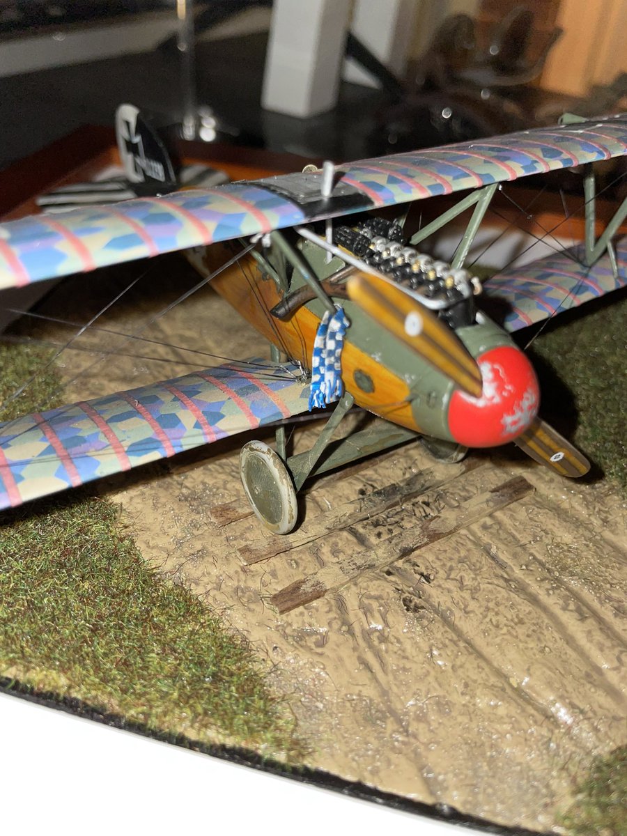 DEFineScale's tweet photo. First biplane complete. Edward’s 1/48 Albatros D. V https://t.co/Wl5c4VqLE7