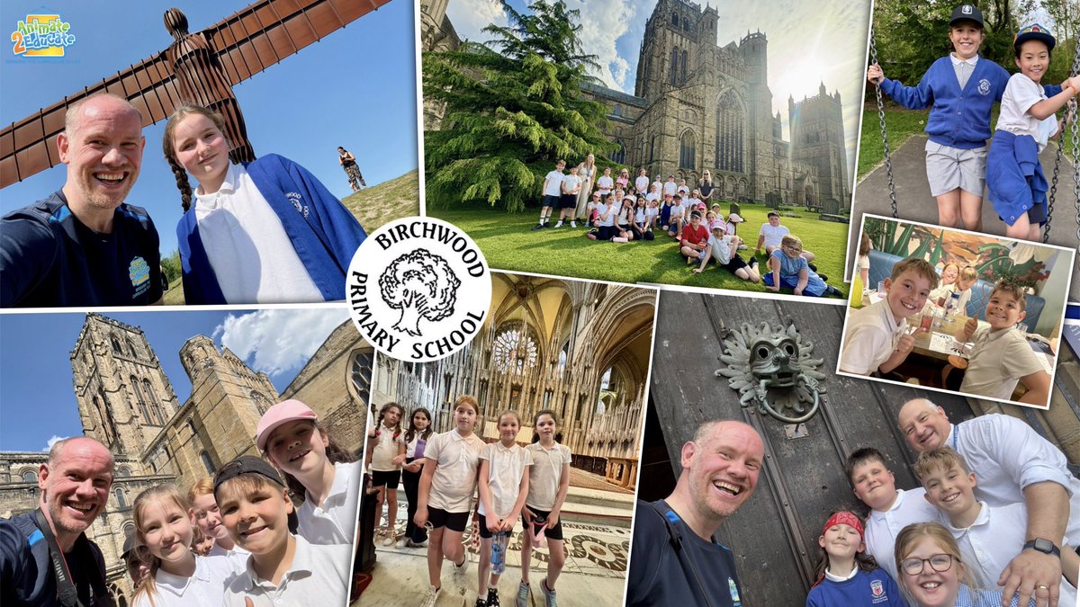 Fabulous first day yesterday with my Year 5 pupils from Birchwood Primary School (Tamworth) on their residential trip to the North East of England. We couldn’t have asked for better weather and had an amazing time visiting the Angel of the North and exploring Durham Cathedral.