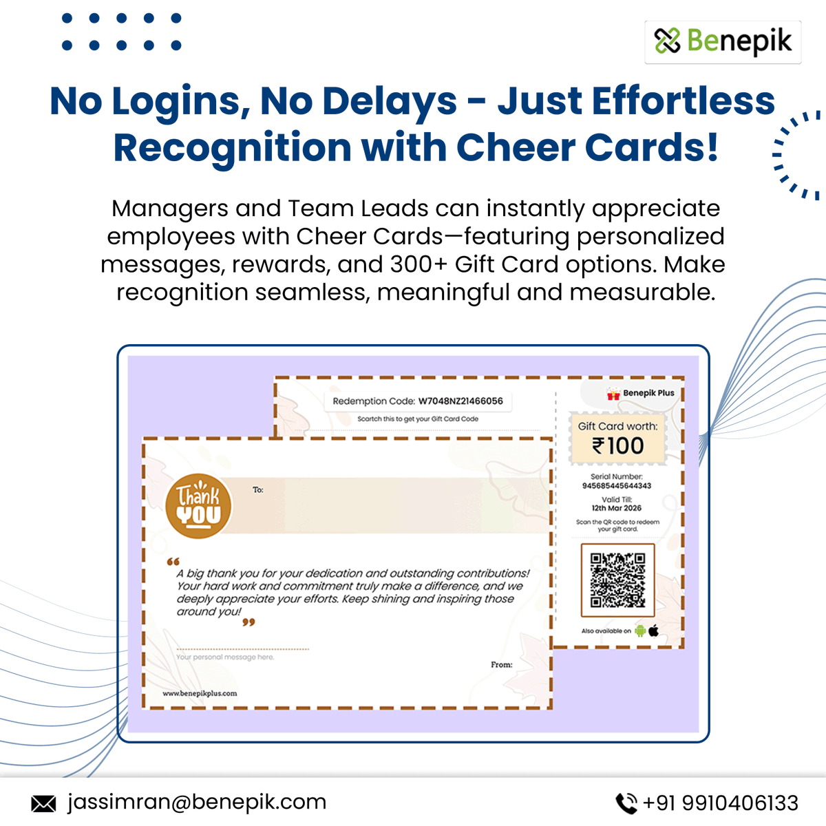 BenepikPlus's tweet photo. 📢 Benepik's Newsletter is now live and exciting updates are here!
Dive into our latest newsletter to discover what’s new at Benepik and get ready for a more connected and rewarding work culture!
🌐https://t.co/vcJecRf77S
#Benepik #Newsletter #technology #Innovation #CheerCard https://t.co/xiVqgqJgws