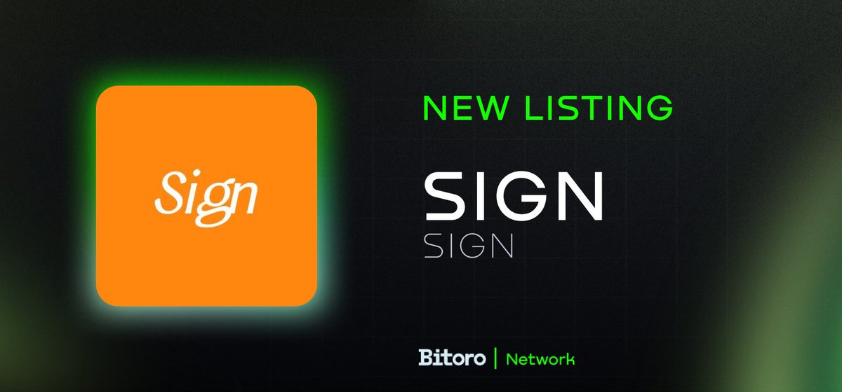 Bitoro (@bitoro_network) on Twitter photo New Futures Listing. Now live! $SIGN | <a href="/sign/">Sign ๐งก๐</a>
Trade on Bitoro with 5x Leverage!๐ New Futures Listing. Now live! $SIGN | <a href="/sign/">Sign ๐งก๐</a>
Trade on Bitoro with 5x Leverage!๐
