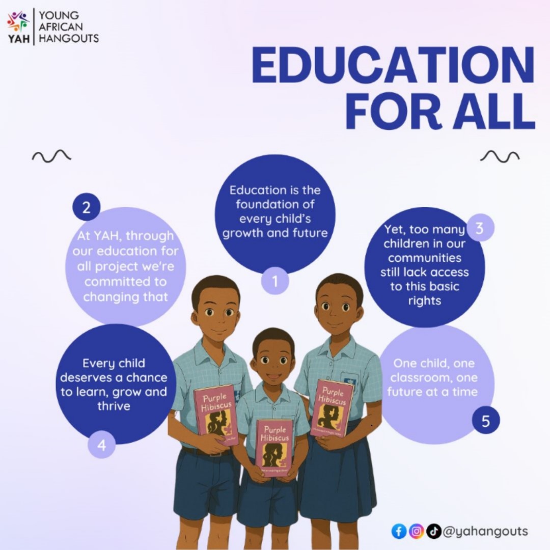 yahangouts's tweet image. Education is a right, yet millions lack access. "Education for All" breaks barriers, empowering individuals to learn & thrive. Join us in shaping a brighter future—every donation helps take a child off the street & into school! #EducationMatters #SupportLearning