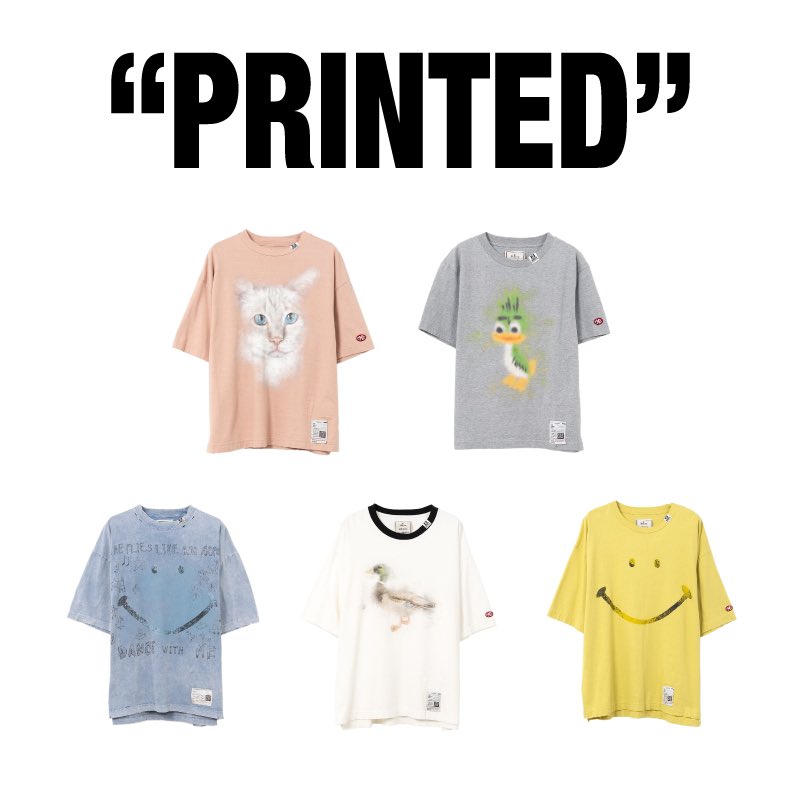 the new printed T-shirt collection adds a touch of humor to your daily wardrobe, matching your mood and style.

en.miharayasuhiro.jp/blog/post.php?…