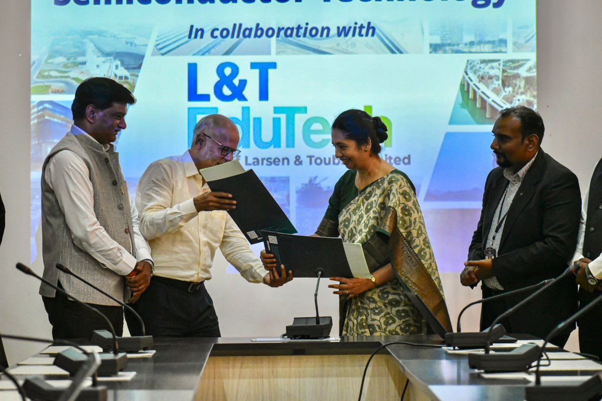 lntedutech's tweet image. L&amp;amp;T EduTech is delighted to deepen our partnership with Assam down town University by offering two new industry-relevant specializations:
- Mechatronics Specialization in Digital Manufacturing
- Semiconductor Design Framework for Industrial ICs

#LnTEduTech #ADTU #IndustryReady