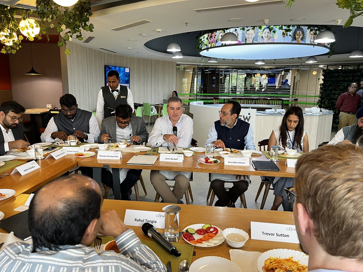 Jason Bordoff (@jasonbordoff) on Twitter photo Thanks to <a href="/GhoshArunabha/">Arunabha Ghosh</a> and his fantastic team <a href="/CEEWIndia/">CEEW</a> for so graciously hosting me and our <a href="/ColumbiaUEnergy/">Center on Global Energy Policy</a> team for such an interesting discussion today about energy security, transition, and US-India partnership. 🙏🇺🇸🇮🇳 <a href="/ShayakSengupta/">Shayak Sengupta</a> <a href="/trevorcsutton/">Trevor Sutton</a> Thanks to <a href="/GhoshArunabha/">Arunabha Ghosh</a> and his fantastic team <a href="/CEEWIndia/">CEEW</a> for so graciously hosting me and our <a href="/ColumbiaUEnergy/">Center on Global Energy Policy</a> team for such an interesting discussion today about energy security, transition, and US-India partnership. 🙏🇺🇸🇮🇳 <a href="/ShayakSengupta/">Shayak Sengupta</a> <a href="/trevorcsutton/">Trevor Sutton</a>
