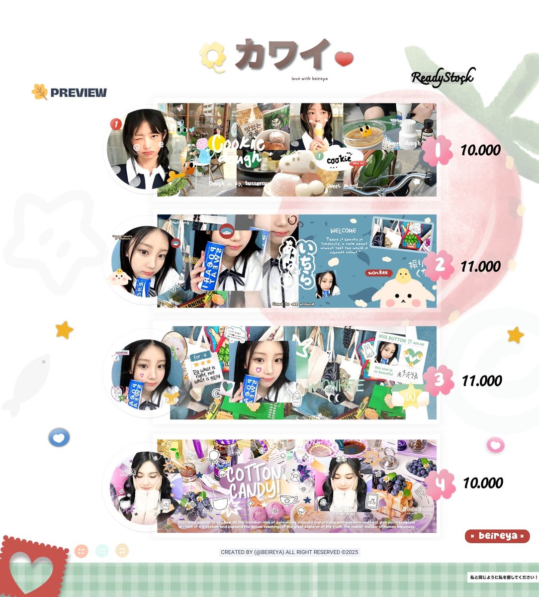 Help repost ? Thank you~!! 

Haloo! aku bawa layout readystock jiwoo, karina, rei, wonhee &amp; ningning yang bisa take sekarang juga,  jika berminat ? bisa jemput melalui dm ya harga sudah tertera di pict ya🤗 

avail for GA n Sponsor
#zonauang #zonajajan