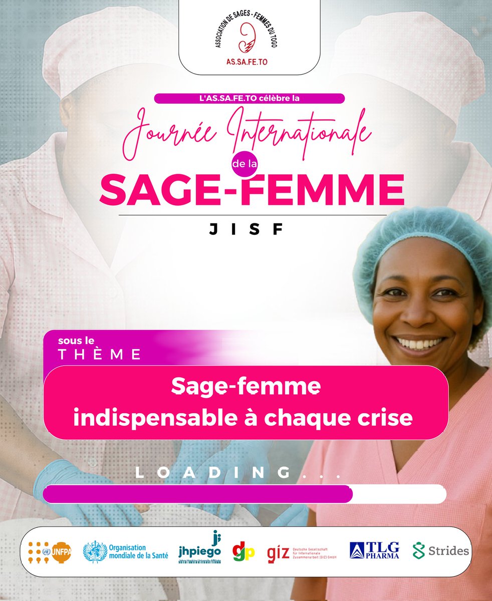 A l'occasion de la journée internationale de la sage-femme, l'Association des Sages-femmes du Togo, célèbre ces braves professionnels à travers diverses activités. 
Ne manquez pas ces rendez-vous !

#jisf #sagefemme #5mai #aempotogo #aempolome #aempo