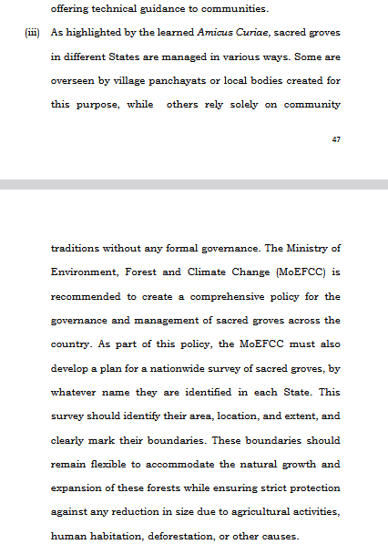 rammuladevrai's tweet image. The sacred groves are patches of forest which hold religious, cultural, and ecological significance, will now fall under official conservation efforts as #communityreserves 
@shekhardalal @DrRajBhosale @moefcc @mahaforest
#SaveRamMulaDevrai #forest #Pune

api.sci.gov.in/supremecourt/1…