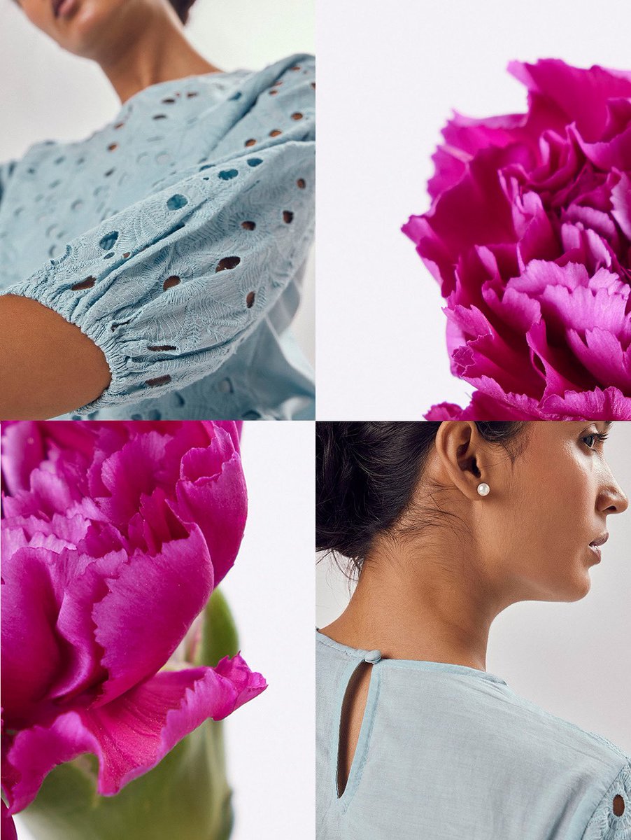 #SpringSelections: Purple Carnations make a frequent appearance at almost every city florist stall, soft yet striking, reminding us of our Sky Schiffli Puff Sleeve Top.

#TheLabelLife #ElevatedLifestyleEssentials #StylesYouLove #Fyp #TheSpringEdit #SpringEssentials #SpringFlorals