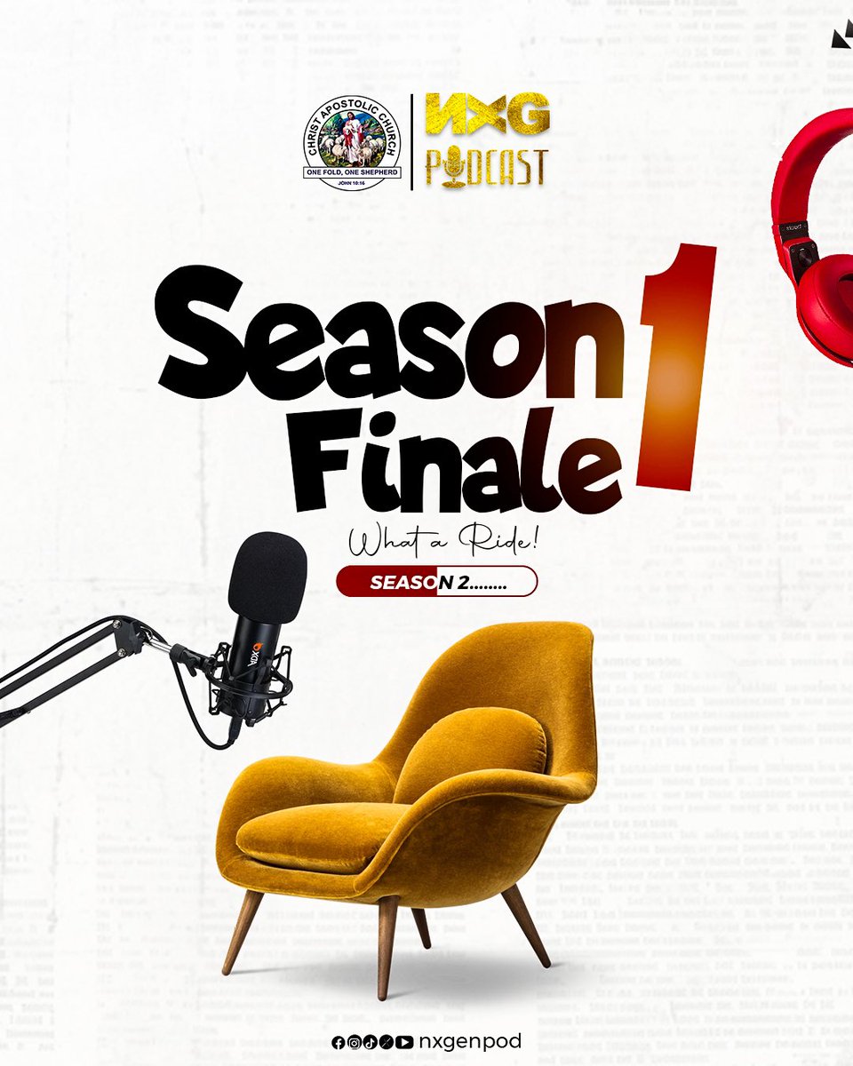 NXGenPod's tweet photo. Season 1 = wrapped!
9 episodes. Big convos. Real impact.
To every guest, listener &amp; supporter — THANK YOU.

Season 2 is on the way.
Let’s keep building the Next Gen.

#NxtGenPod #Season1Wrapped #PodcastFina https://t.co/TTICoh35zC