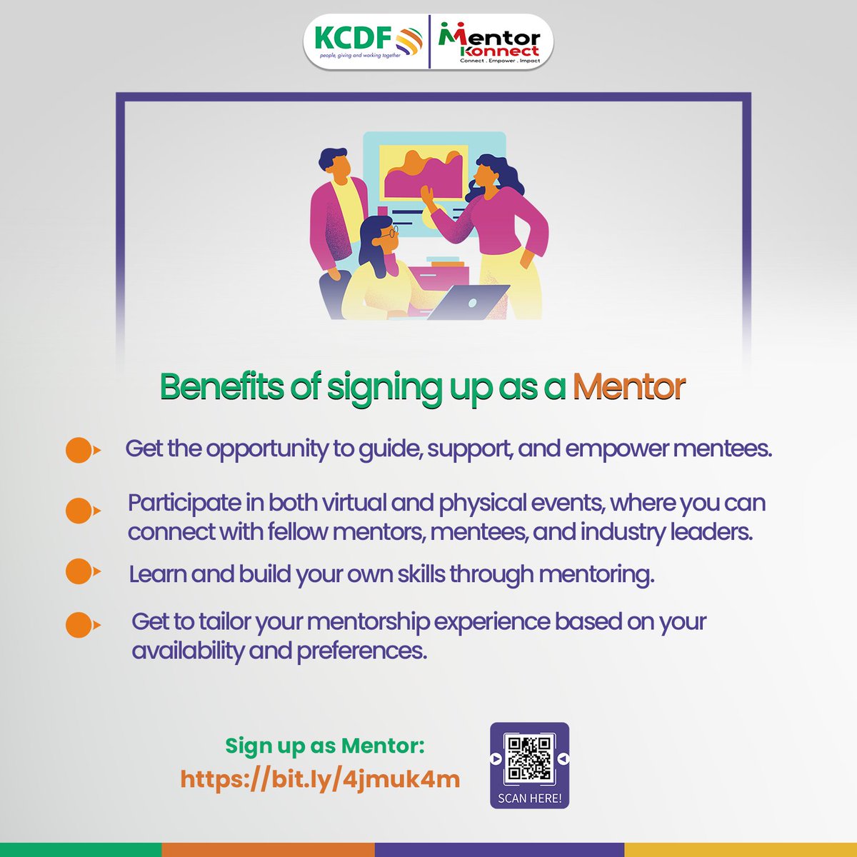FOKCDFUS's tweet image. MentorKonnect is a programme that empowers mentees with career readiness, personal growth, and leadership skills through expert guidance  
🔗Sign up as a mentor/mentee today. 
Mentor: bit.ly/4jmuk4m
Mentee: bit.ly/4jw6Zxi 
#MentorKonnect #MentorshipMatters