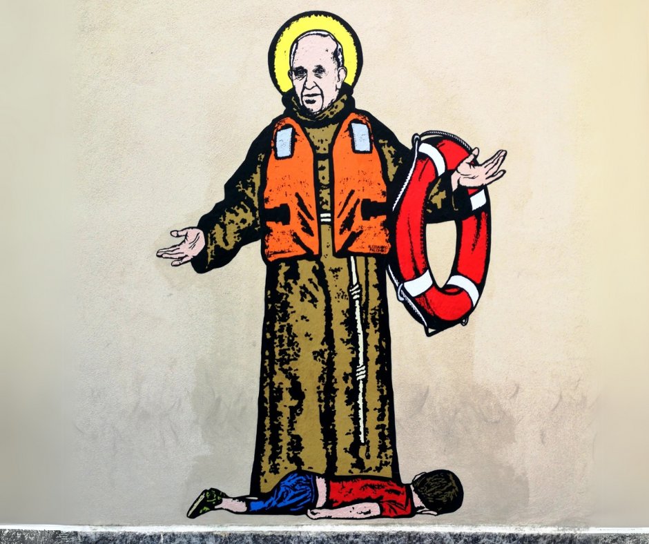 Franciscus–The Hope

Francesco si fa ponte tra l'umano e il sacro, protettore degli ultimi, testimone silenzioso del dolore del mondo

Grazie <a href="/PalomboArtist/">aleXsandro Palombo</a> per aver realizzato sul muro di Caritas Ambrosiana questo murales, opera che non passa inosservata e che va dritta al cuore