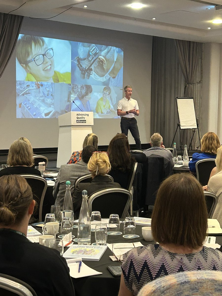 Aqua_NHS's tweet photo. A very open and personal session from @Seb4chuf today.

He shares the story of his son’s life saving surgery, and the amazing medical team that supported his family. https://t.co/n48Ugv0hUd