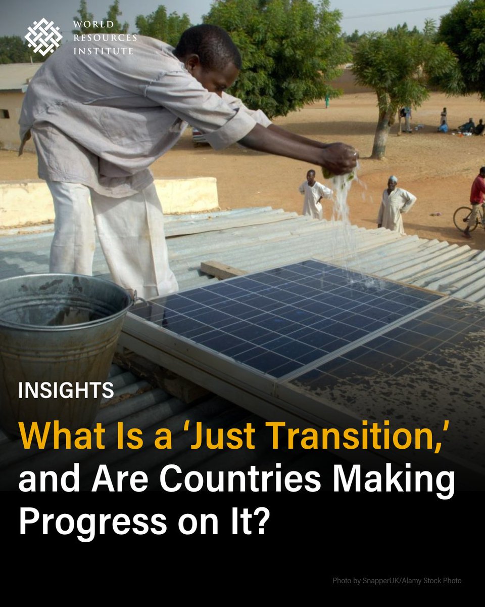 Countries across the world are building sustainable economies of the future and incorporating the principles of the #justtransition. 

Read the latest Insights article from <a href="/ICATclimate/">ICAT</a> and <a href="/WorldResources/">World Resources Institute</a> on how countries can gauge their progress➡️ go.wri.org/just-transitio…